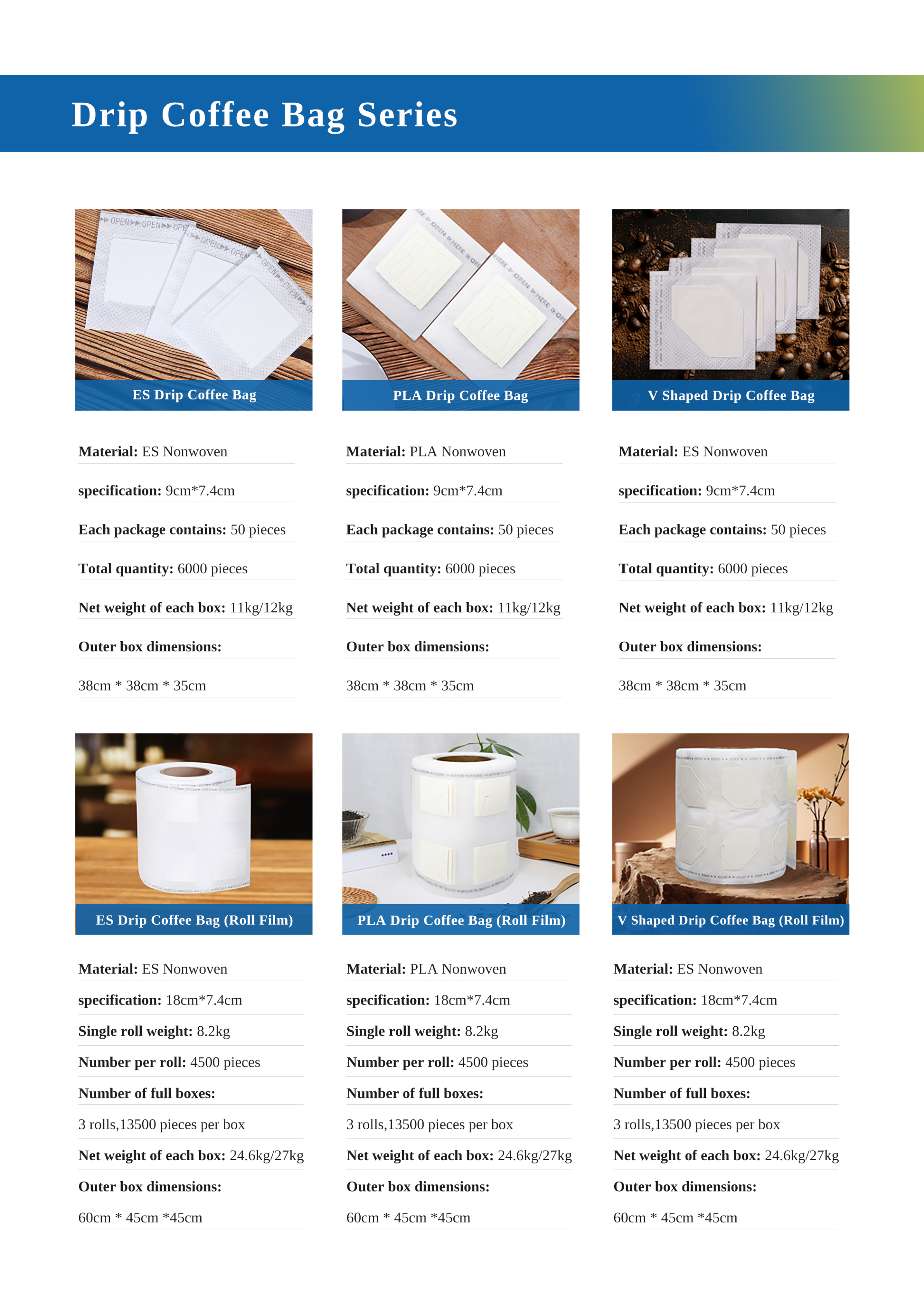 Drip coffee bag/Drip coffee (Customizable)(OEM,ODM)